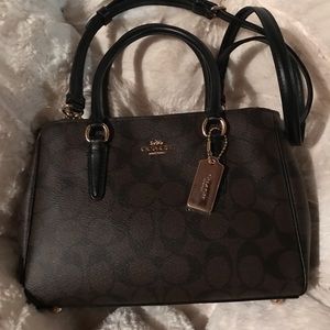 Coach Mini Surrey Carryall In Signature Canvas